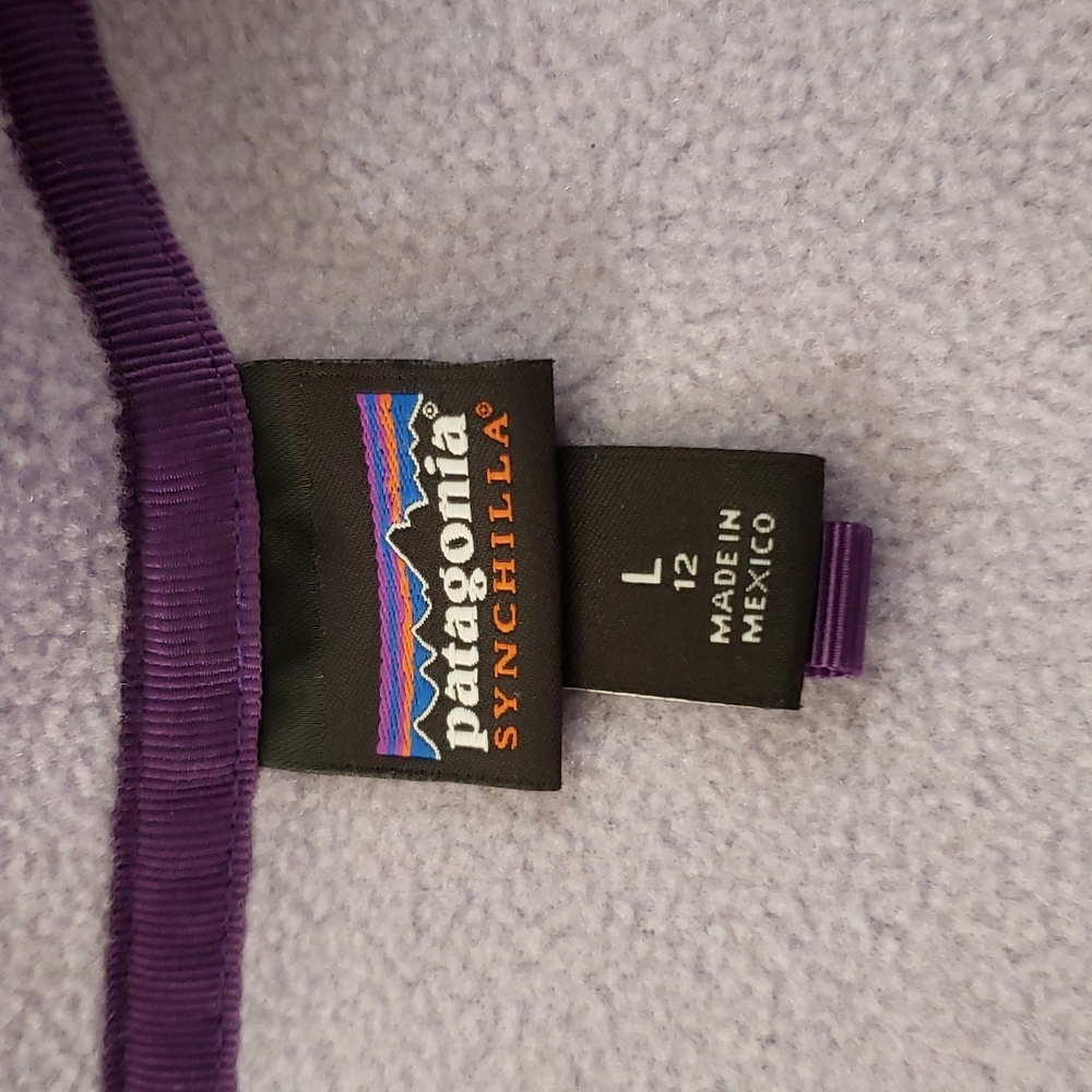 Euc Patagonia Snapt Synchilla Pullover Size Youth… - image 5